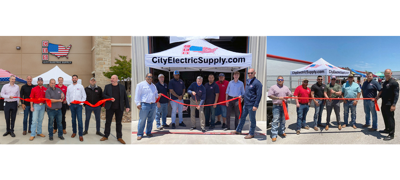 City Electric Supply Hosts Three Grand Opening Events in Texas CESnews
